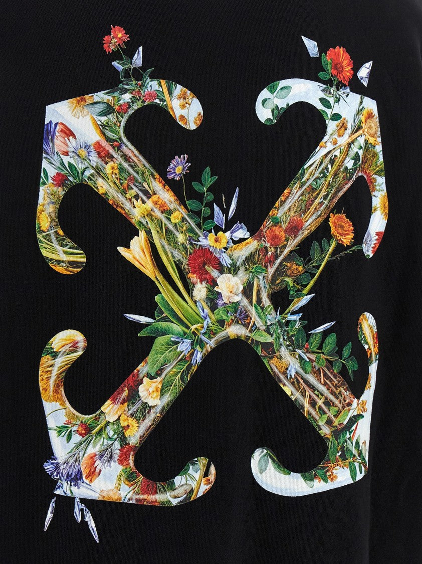 Off-White Arrow Glass Flower' Hoodie