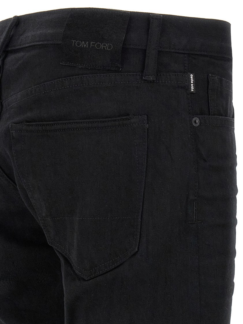 Tom Ford Japanese Cotton Black Denim Jeans