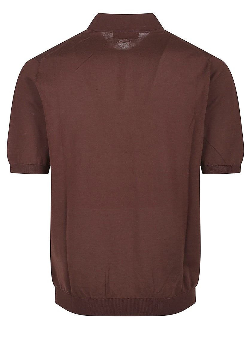 Ballantyne Plain Short Sleeve Fitted Polo