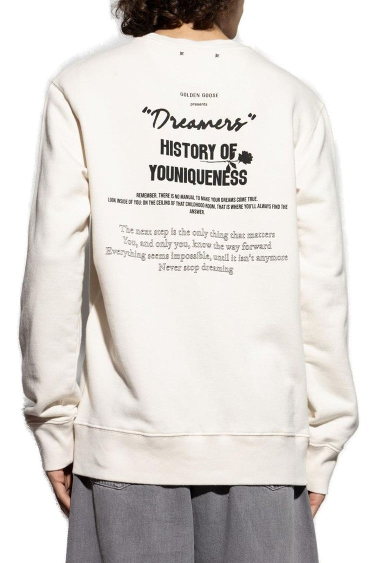 Golden Goose Organic Fleece Crew Neck Sweatshirt