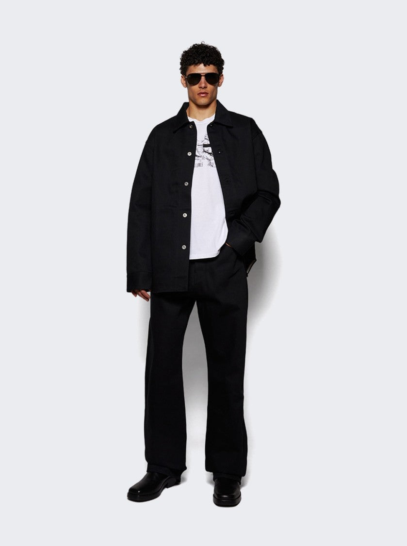 Jil Sander Loose Denim Trouser 01 Black