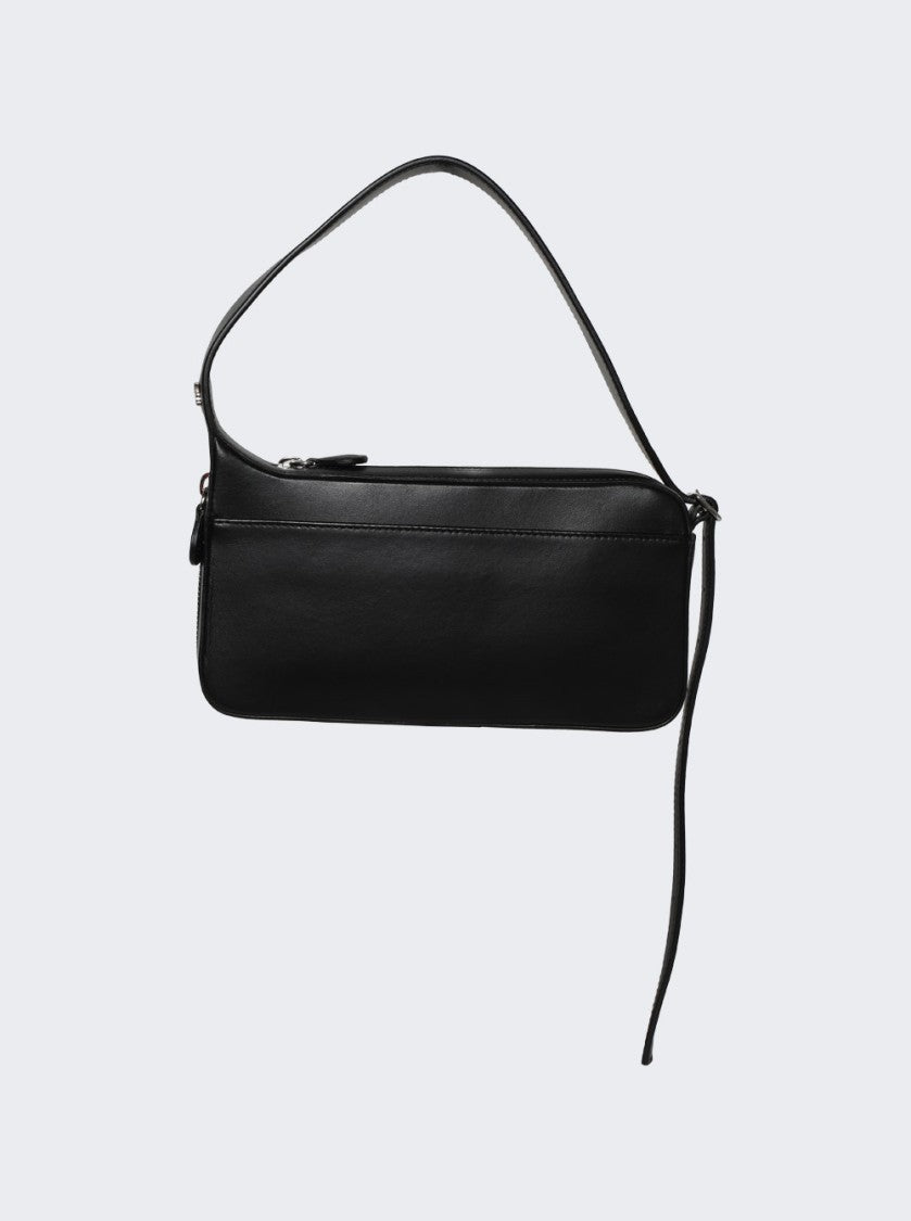 Courrèges Leather Racer Bag Black