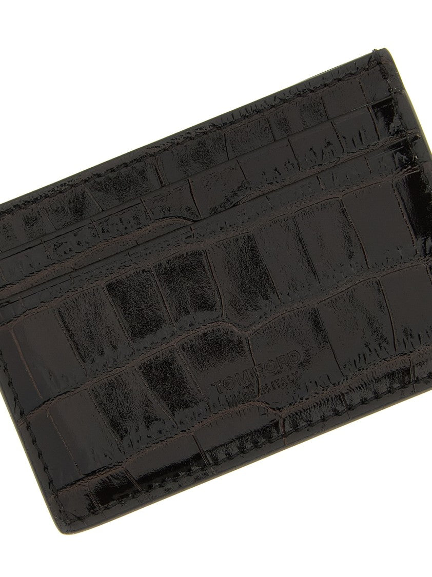 Tom Ford Crocodile Leather Card Holder