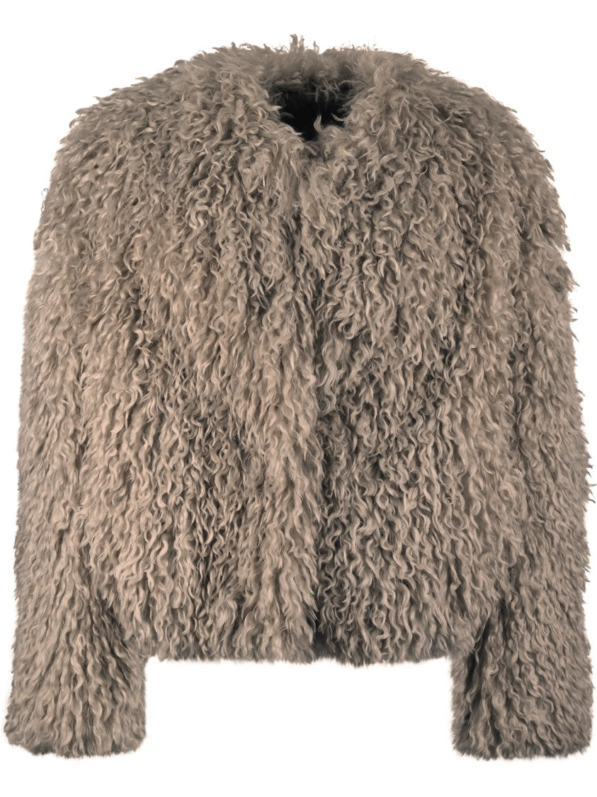 Tagliatore Plush Textured Bomber Jacket