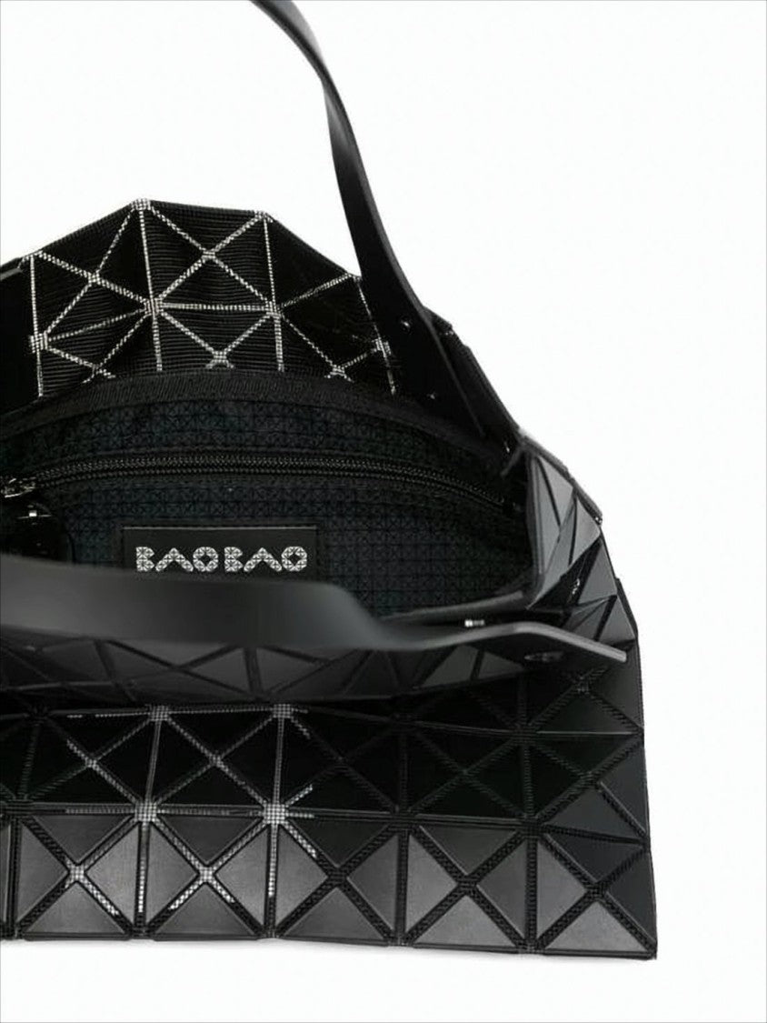 Baobao Geometric Faceted Black Tote Bag