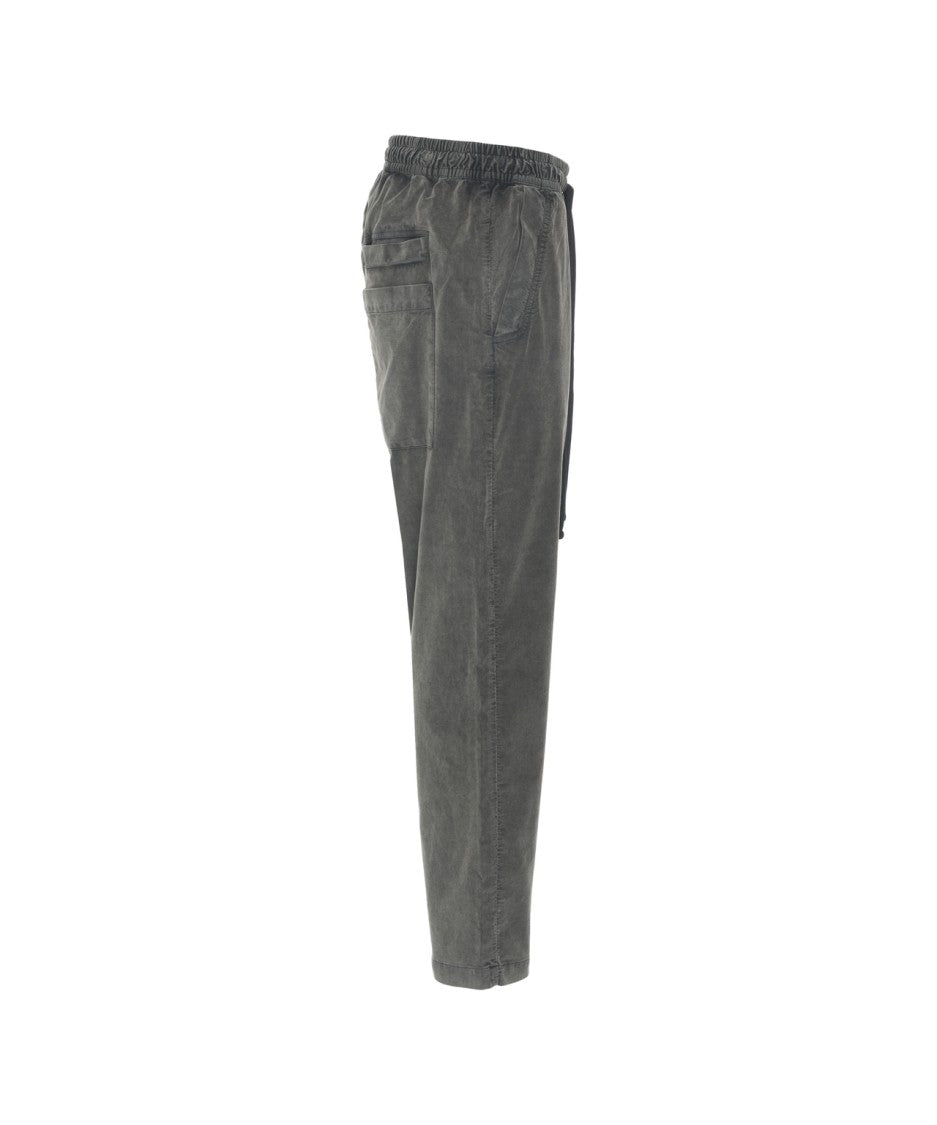 Thom Krom Casual Grey Joggers With Drawstring Waist