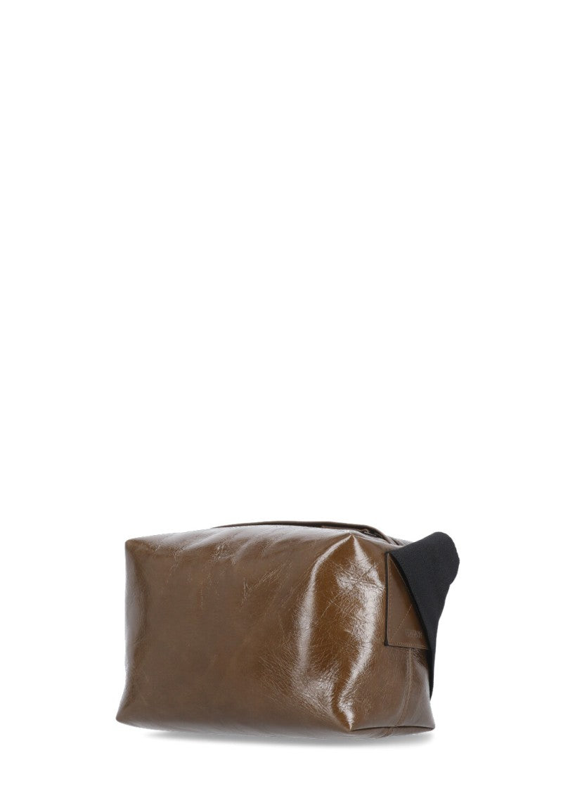 Uma Wang Shoulder Bag In Leather