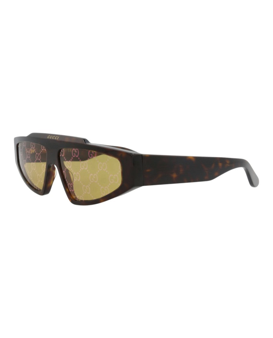 Gucci Square-Frame Recycled Acetate Sunglasses