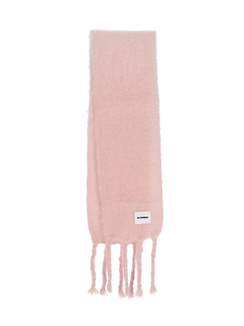 Jil Sander Mohair-Blend Scarf – Pink