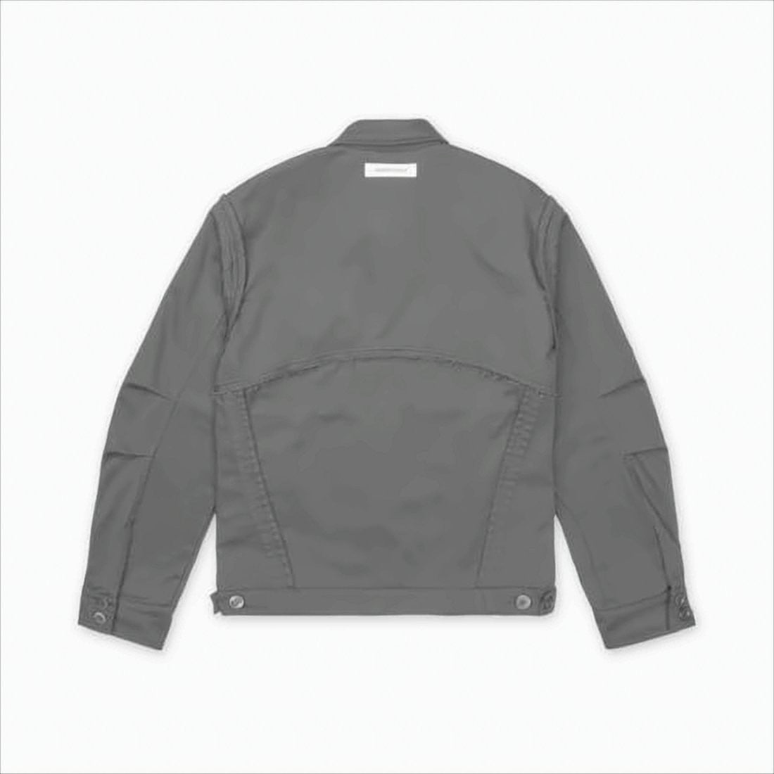 032C Structured Grey Jacket With Classic Collar