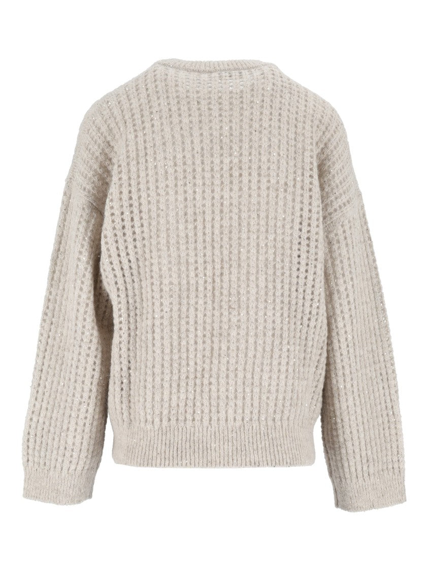Peserico Textured Chunky Cable-Knit Sweater