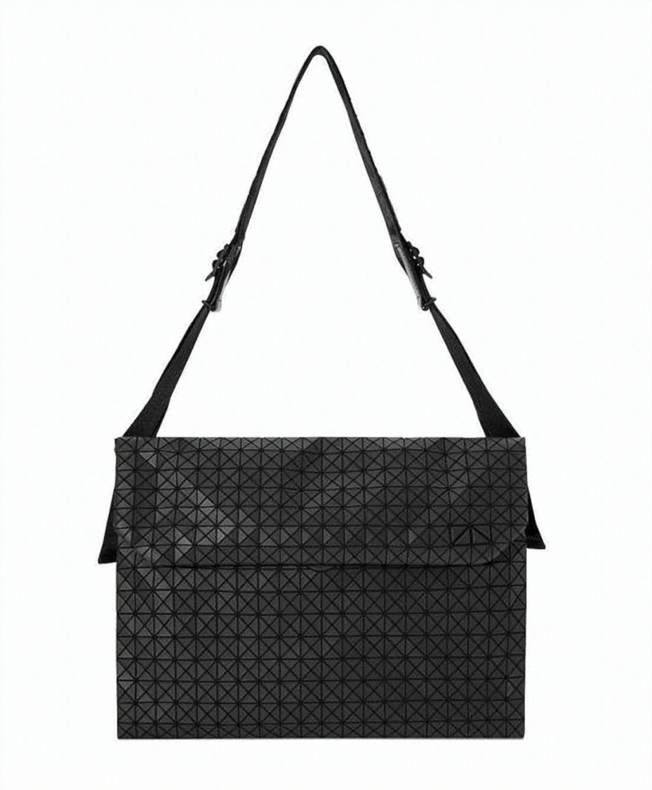 Baobao Geometric Black Crossbody Bag With Adjustable Strap