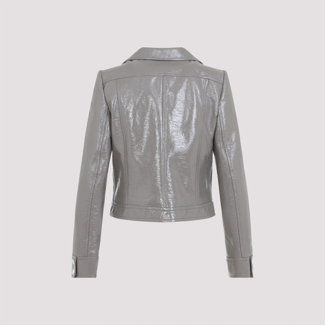 Courrèges Cropped Jacket With Pointed Collar