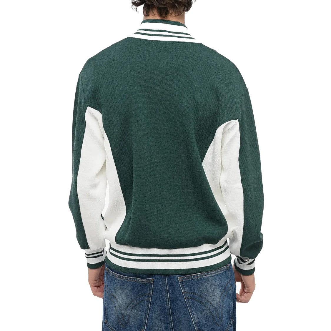 Autry Contrast Panel Track Bomber Jacket