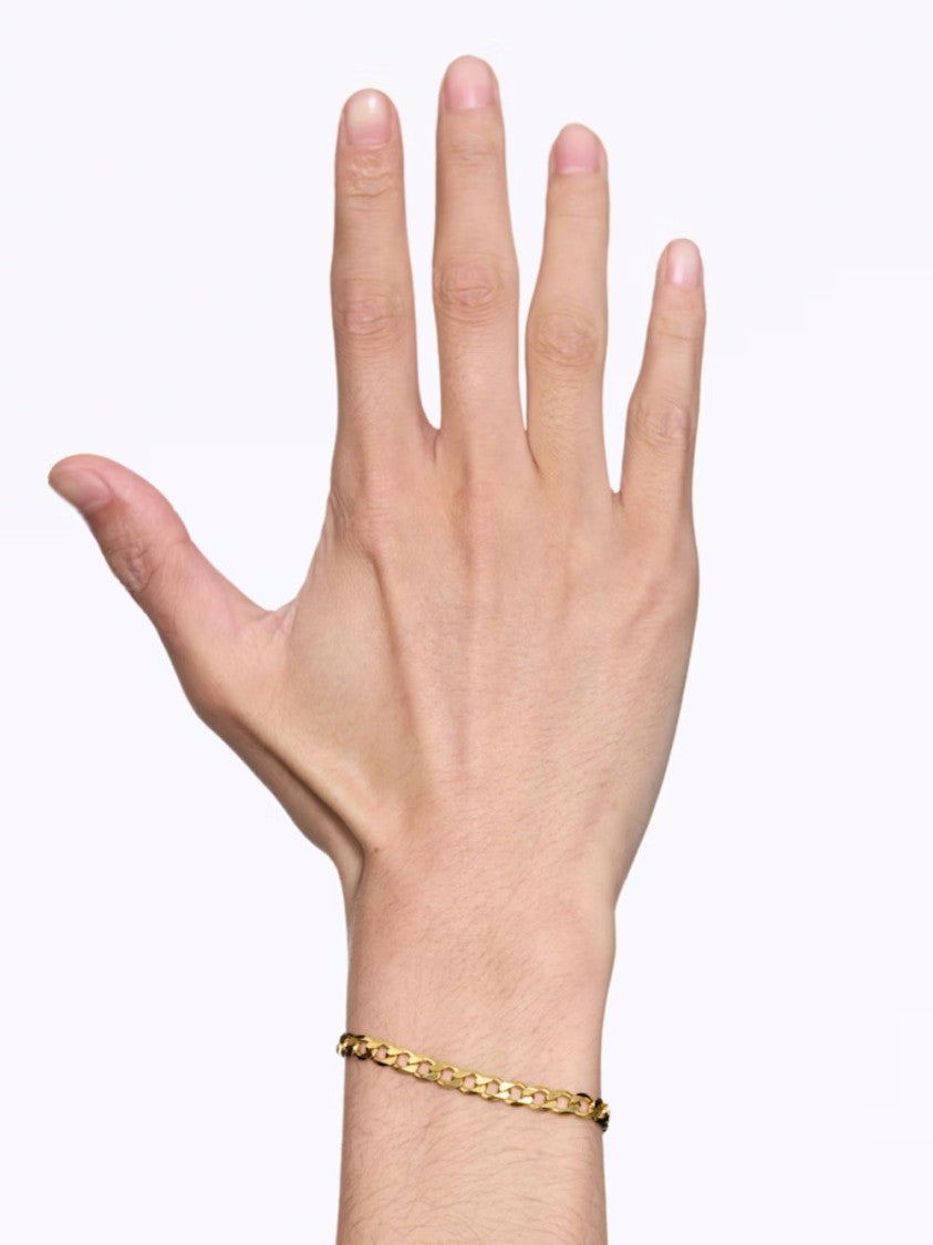 Maria Black Chain-Link Bracelet With 18K Gold Plating