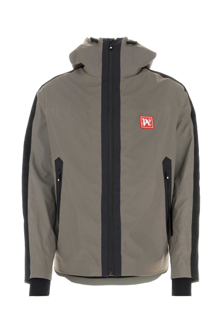 Palm Angels Silver Polyester Ski Jacket