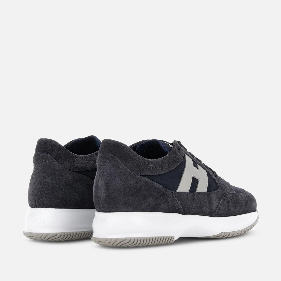 Hogan Interactive Lace-Up Sneakers In Calfskin