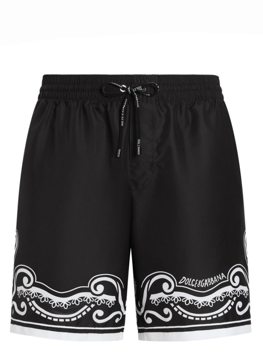 Dolce & Gabbana Mare Nero Swim Shorts