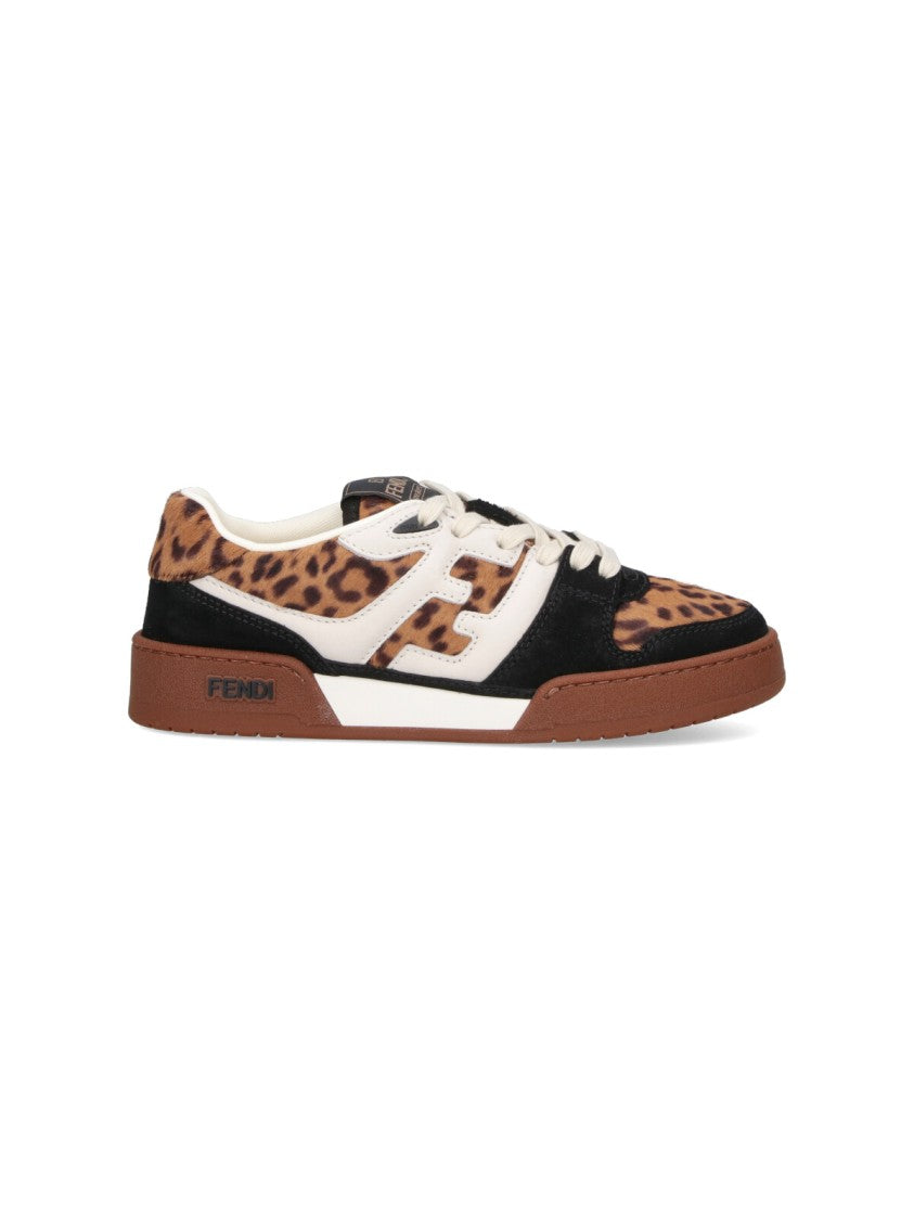 Fendi “Match” Low-Top Sneakers – Multicolor