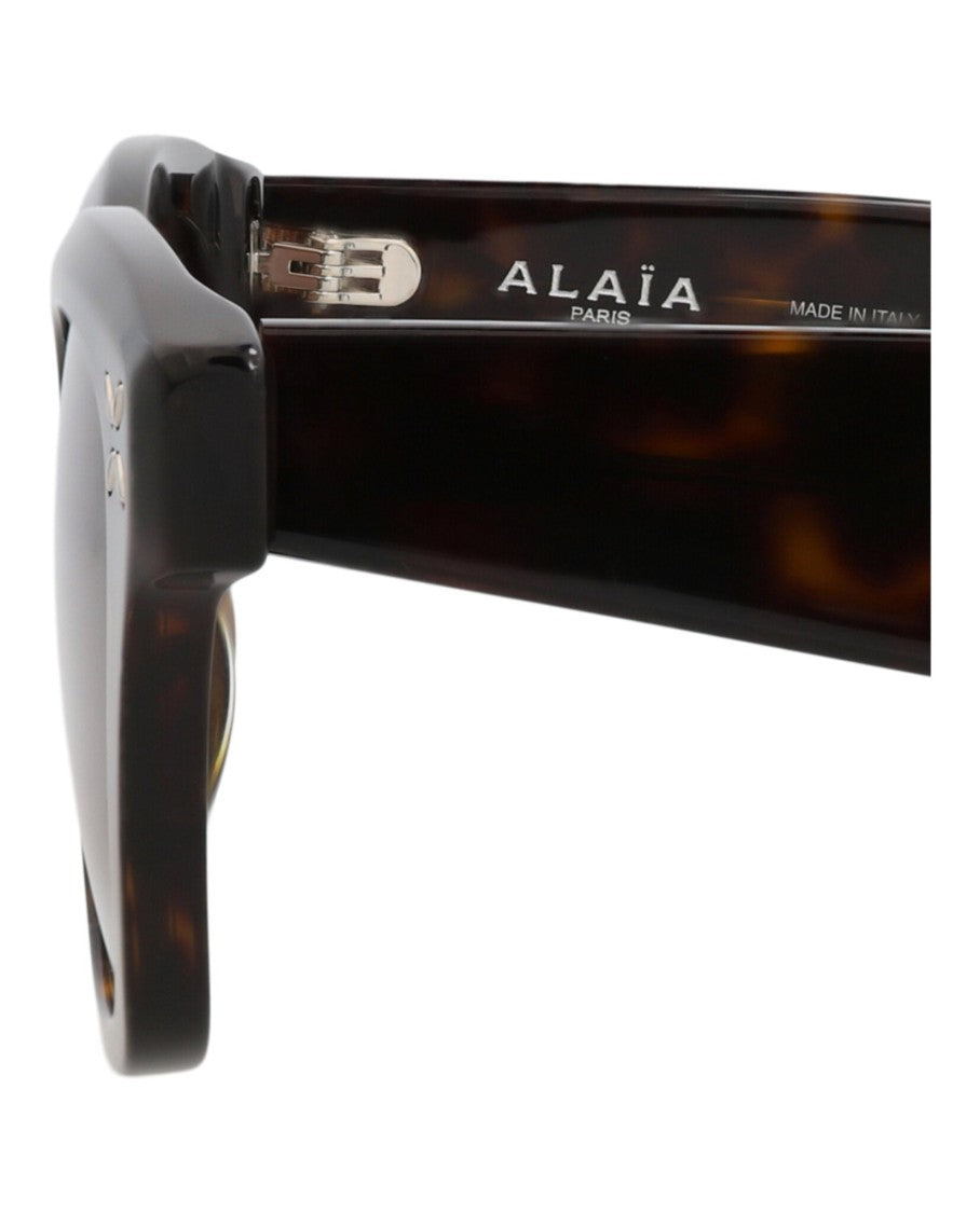 Alaïa Square-Frame Acetate Sunglasses