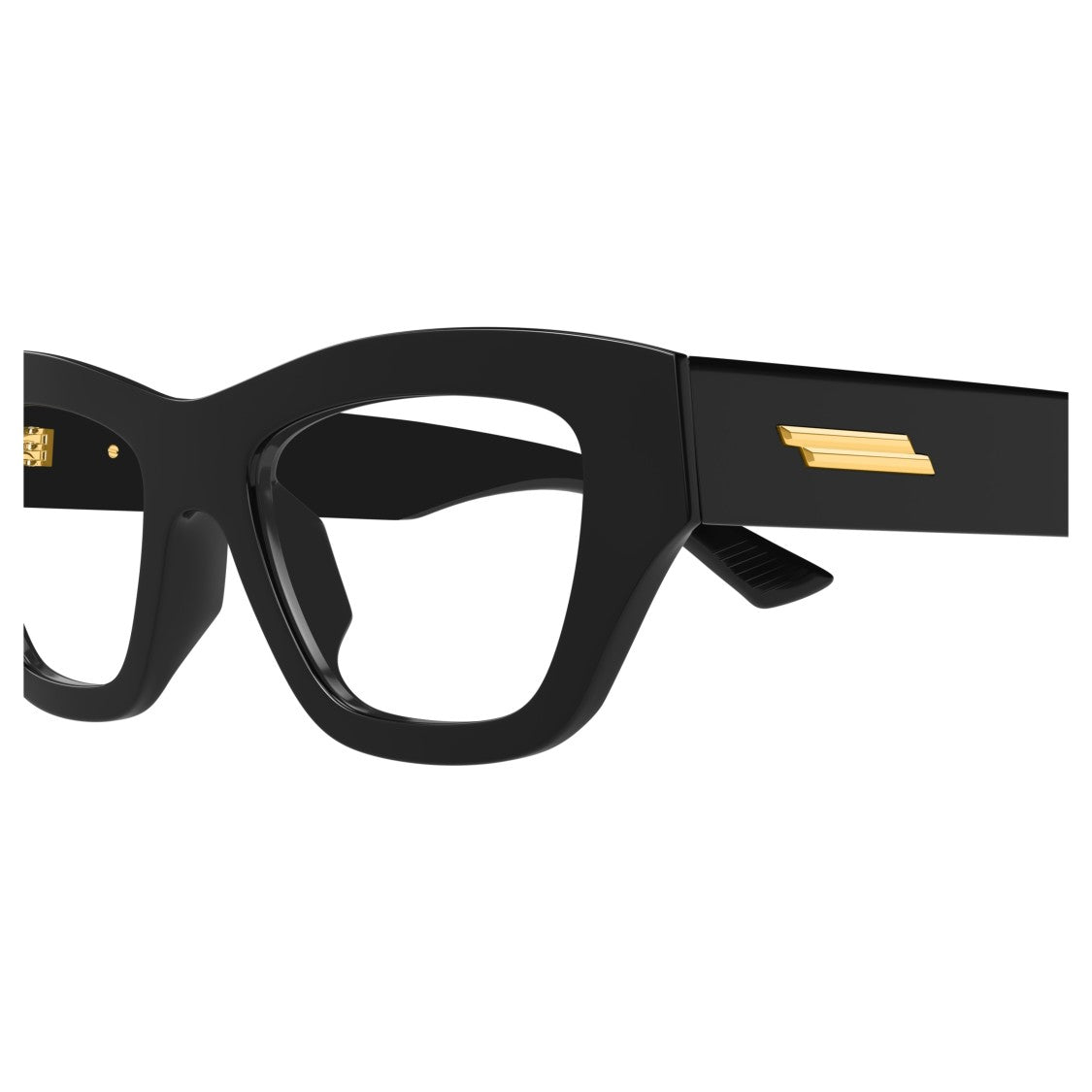 Bottega Veneta Bv1360o Thick Rectangular Frame Eyeglasses