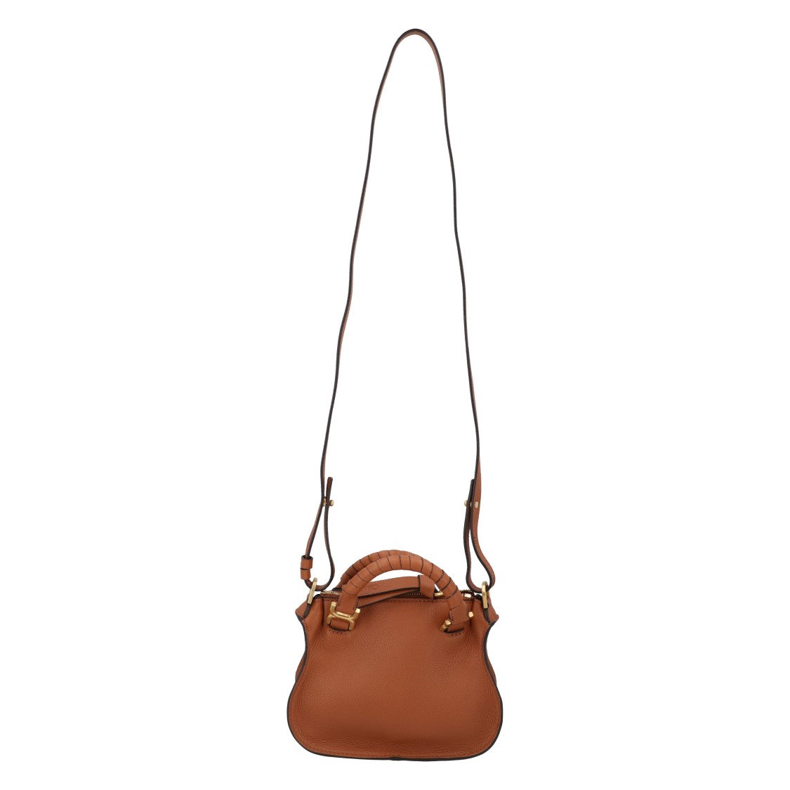 Chloé Marcie Mini Double Carry Bag Brown