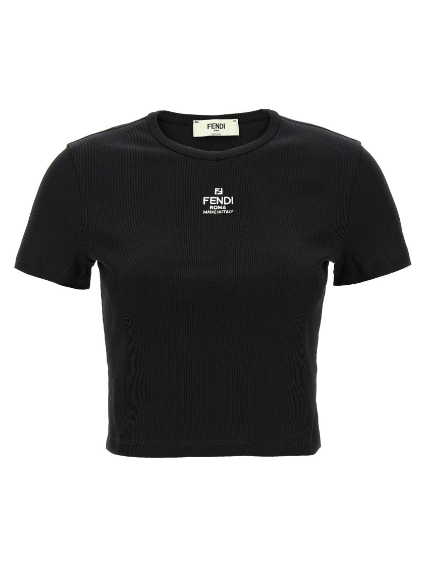 Fendi '' Cropped T-Shirt