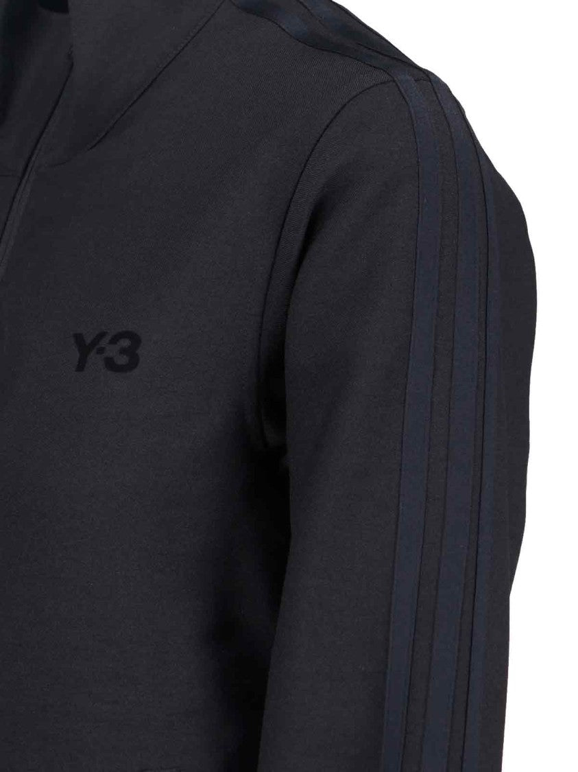 Y-3 Logo Zip Sweatshirt – Black