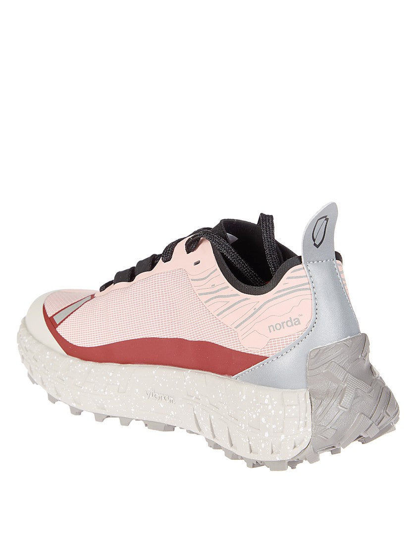 Norda Cinder Megagrip Rubber Sneakers With Ruby Accent