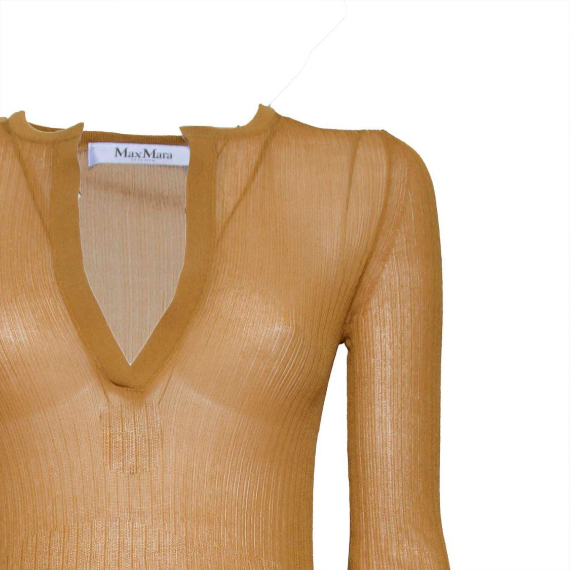 Max Mara Saggina Pullover In Black Silk Knit