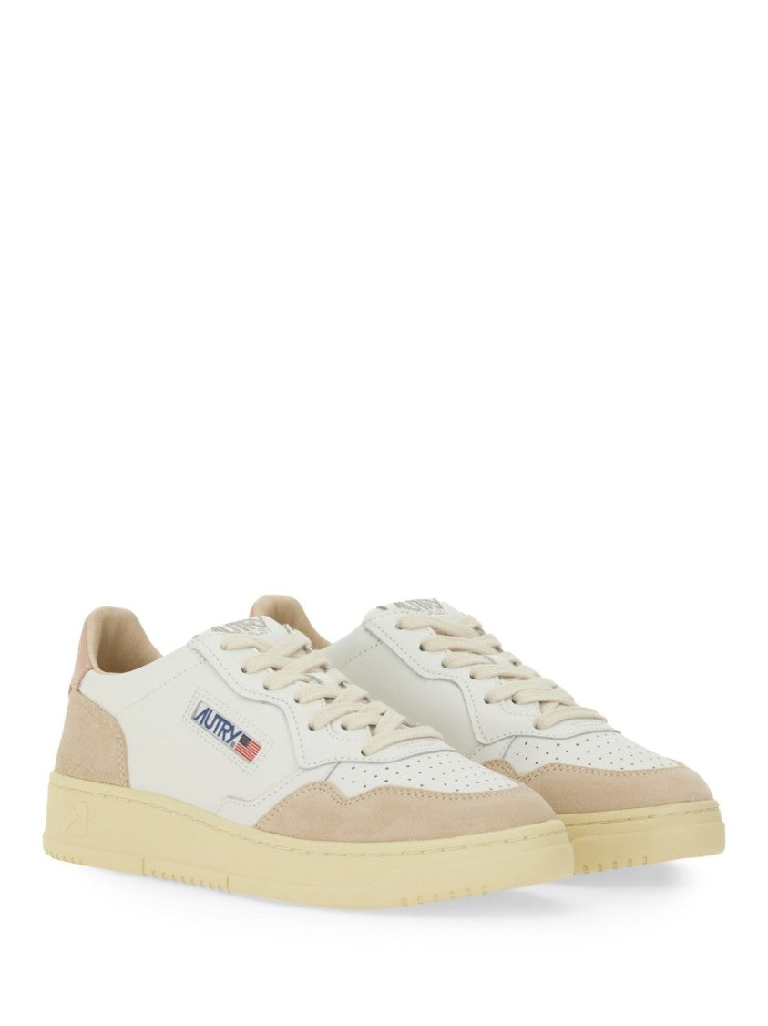Autry Medalist Low Leather Suede Low-Top Sneakers