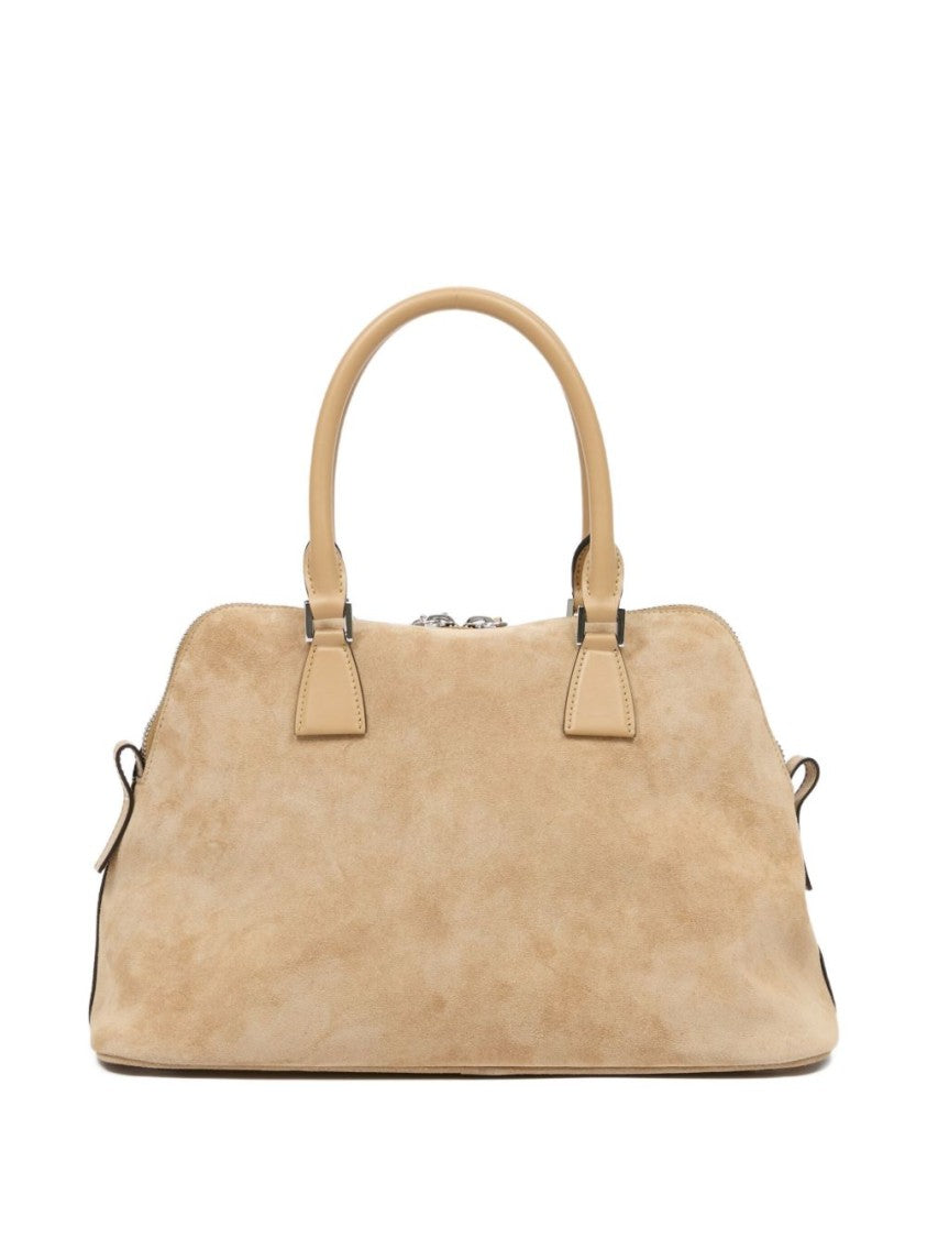 Maison Margiela Shoulder Bag In Camel Calf Leather