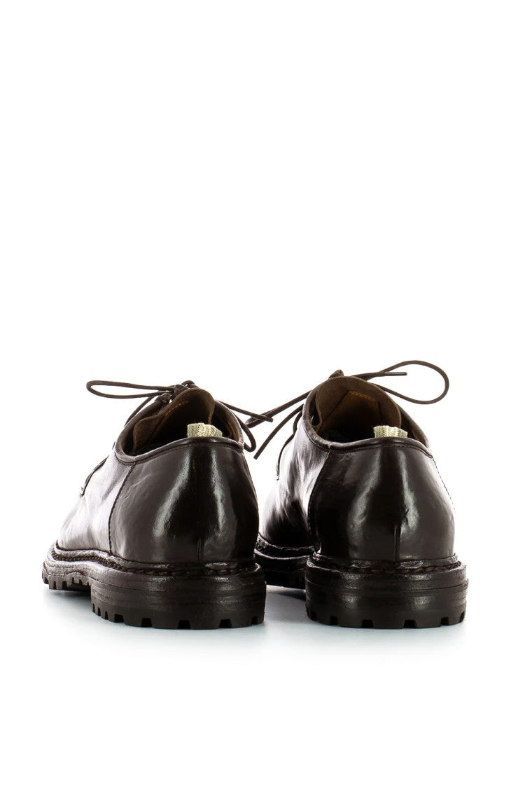 Officine Creative Leather Lace-Up Shoes With Leather Sole