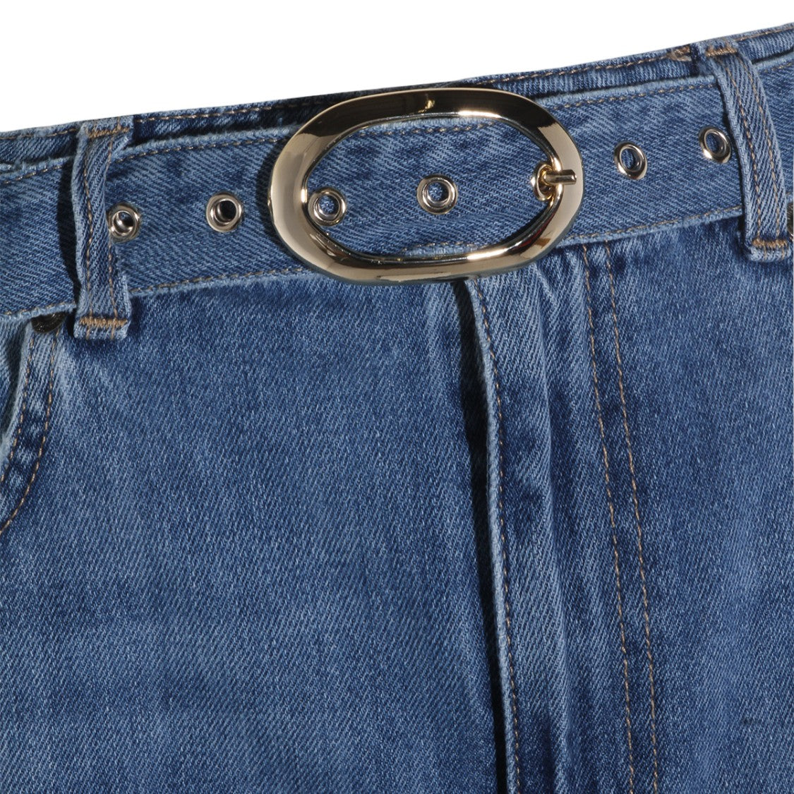 Twin-Set Light Denim Jeans With Classic Five-Pocket Design