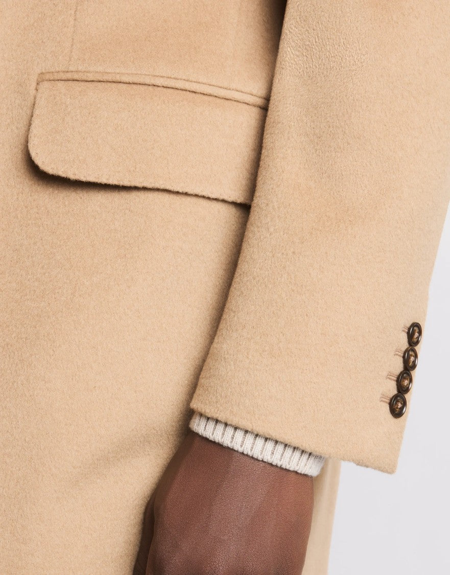 Fay Medium Camel Easy Db Coat