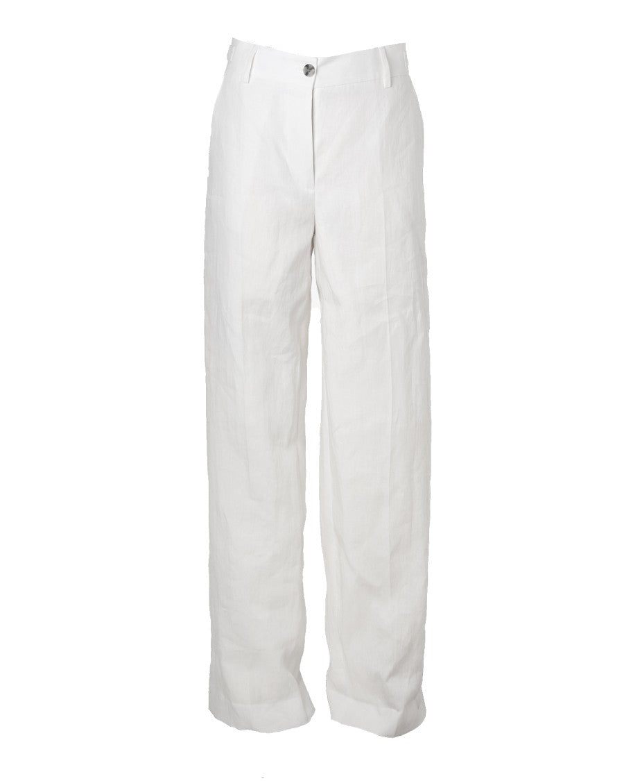 Paul Smith Relaxed Wide-Leg Trousers With Crisp Finish