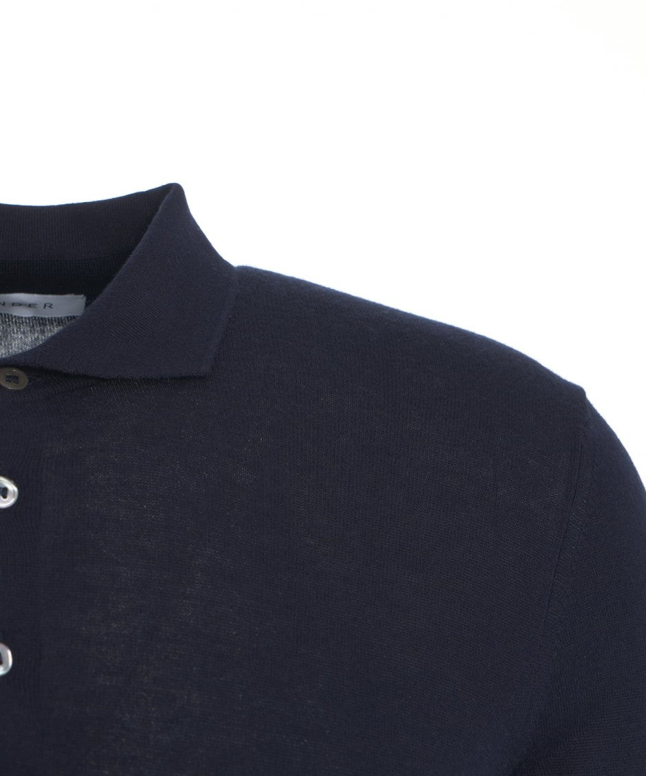 Gender Silk Blend Polo Shirt