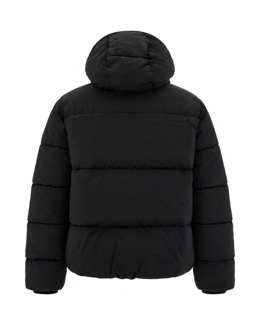 Daily Paper Black Sealed Monogram Quilted Polyester Down Jacket