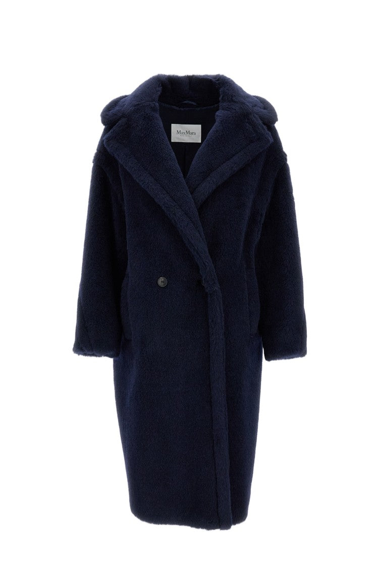 Max Mara Ted Girl Double-Breasted Long Teddy Coat