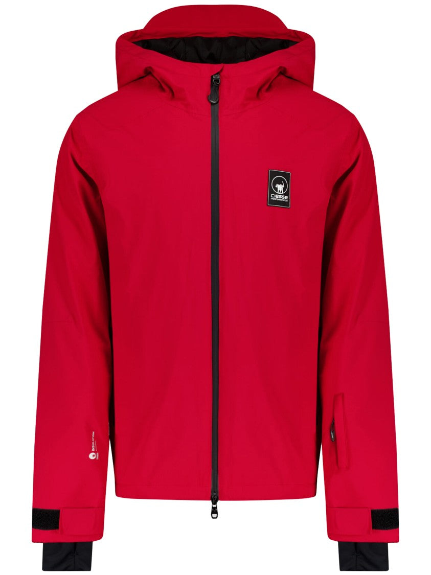 Ciesse Piumini Red Mauro Casual Hooded Minimalist Jacket