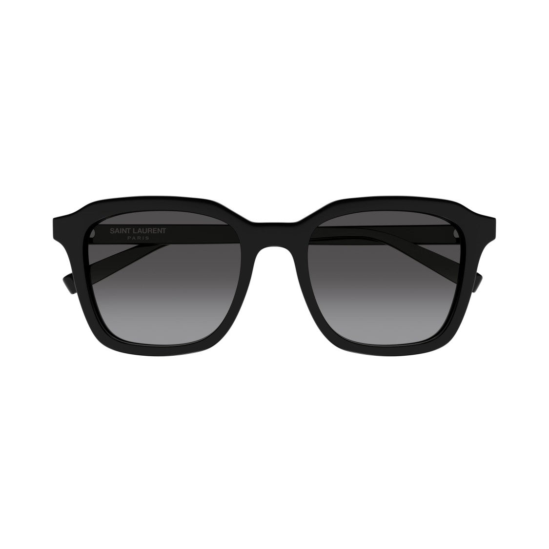 Saint Laurent Square Frame Sunglasses With Gradient Grey Lenses And Recycled Acetate