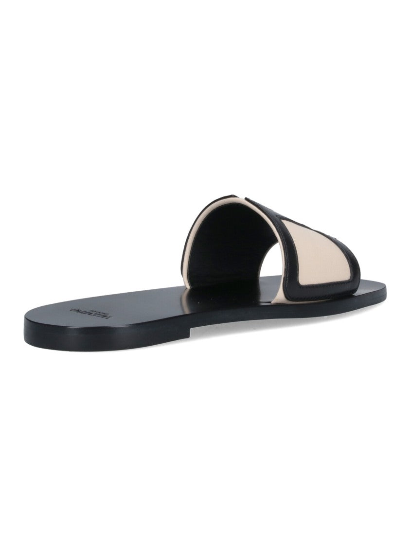 Valentino Garavani Superstar' Slide Sandals – Black
