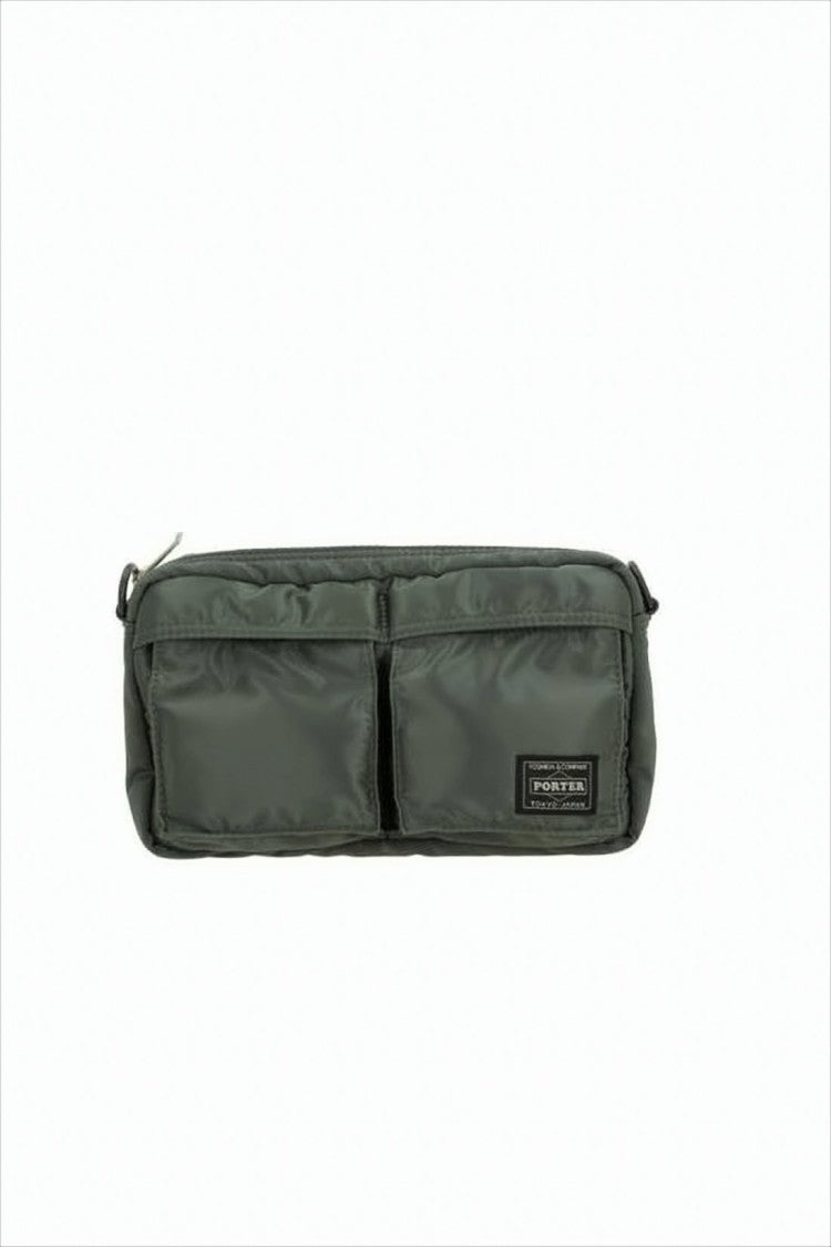 Porter Compact Nylon Shoulder Bag With Rectangular Design