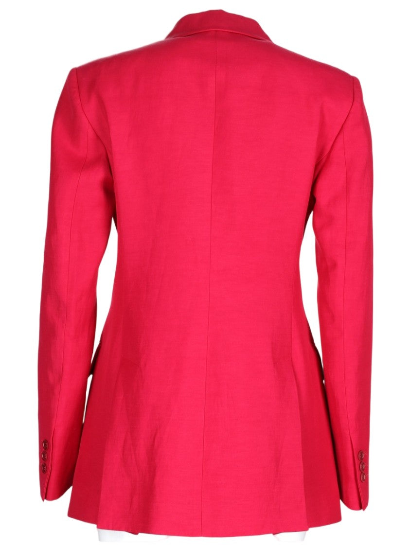 P.A.R.O.S.H. Red Tailored Double-Breasted Blazer