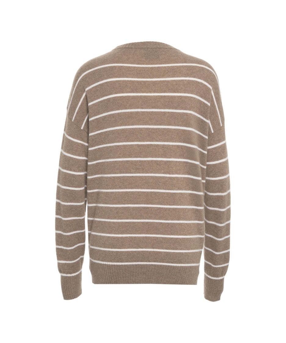 Mvm Striped Knit Sweater