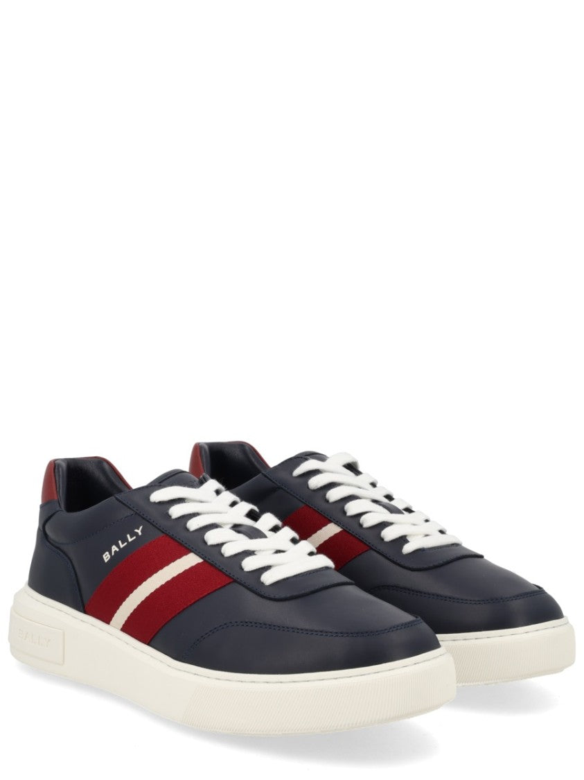 Bally Deep Navy Lift Low-Top Sneakers