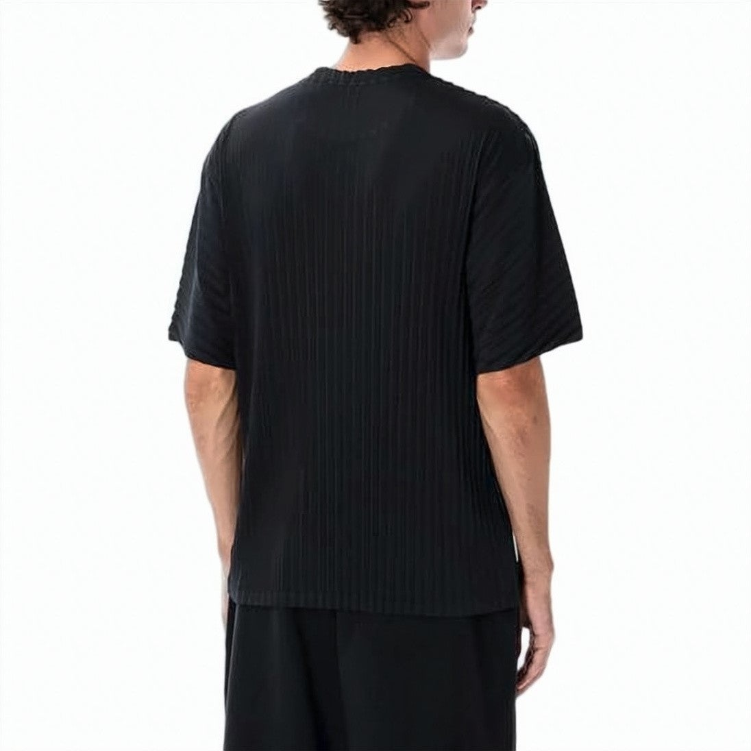 Satisfy Minimalist Black Ribbed Training T-Shirt