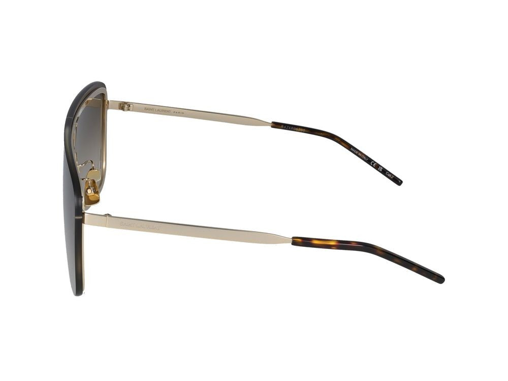 Saint Laurent Oversized Square Frame Sunglasses With Gradient Lenses