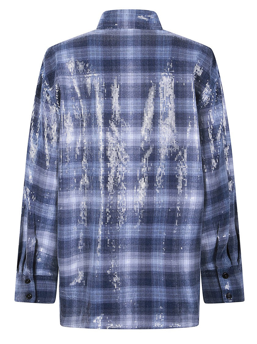 Pinko Orchidea Sequin Overshirt Jacket