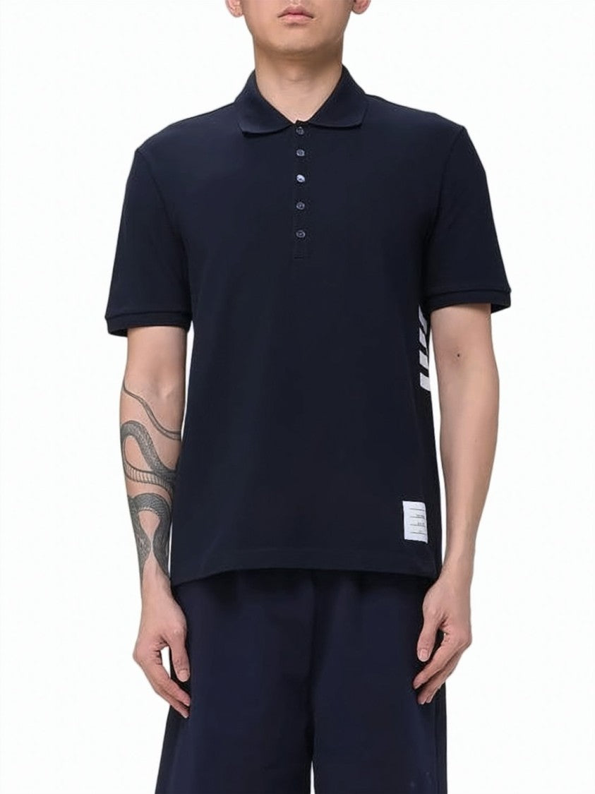 Thom Browne Classic Piqué Short-Sleeve Polo Shirt